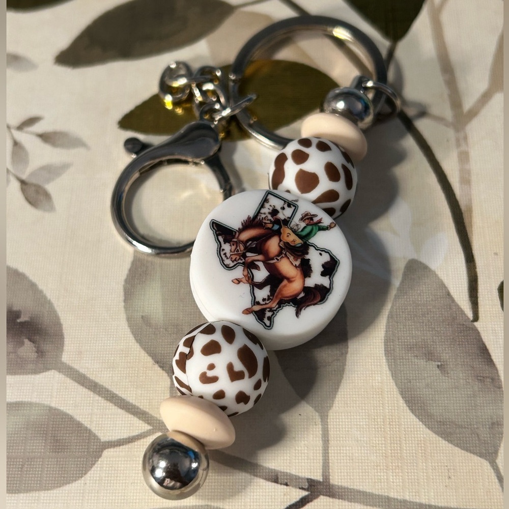 Cowboy Western Keychain